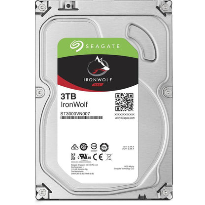 Seagate Ironwolf 3Tb Nas Hard Drive 5900 Rpm 64Mb Cache Sata 6.0Gb/S Cmr 3.5" Internal Hdd For Raid Network Attached Storage St3000Vn007