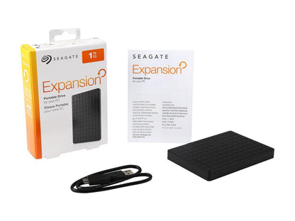Seagate Portable Hard Drive 1Tb Hdd - External Expansion For Pc Windows Ps4 & Xbox - Usb 2.0 & 3.0 Black (Stea1000400)