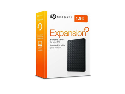 Seagate Portable Hard Drive 1.5Tb Hdd - External Expansion For Pc Windows Ps4 & Xbox - Usb 2.0 & 3.0 Black (Stea1500400)