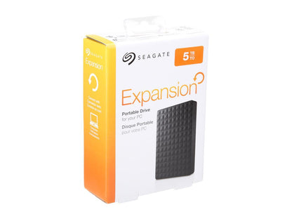 Seagate Portable Hard Drive 5Tb Hdd - External Expansion For Pc Windows Ps4 & Xbox - Usb 2.0 & 3.0 Black (Stea5000402)
