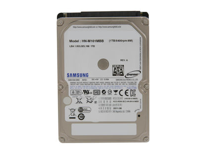 Seagate Samsung Spinpoint M8 St1000Lm024 (Hn-M101Mbb/Ex2) 1Tb 5400 Rpm 8Mb Cache Sata 6.0Gb/S 2.5" Internal Notebook Hard Drive Bare Drive