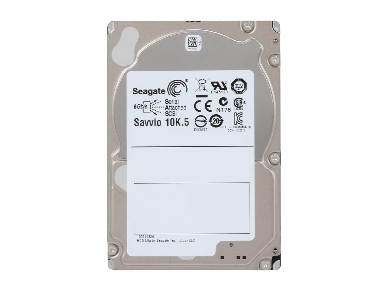 Seagate Savvio 10K.5 St9600205Ss 600Gb 10000 Rpm 64Mb Cache Sas 6Gb/S 2.5" Internal Enterprise Hard Drive Bare Drive