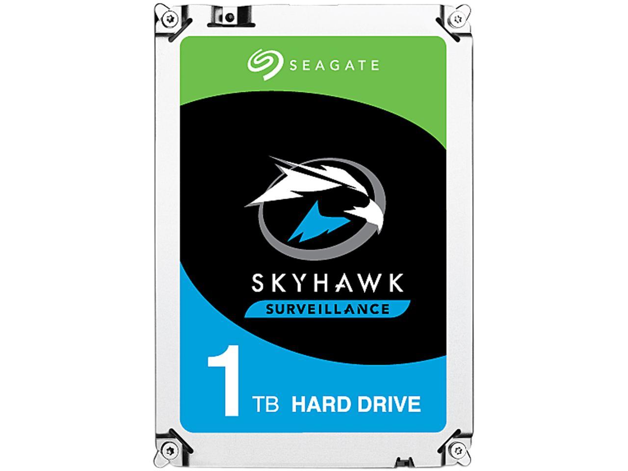 Seagate Skyhawk 1Tb Surveillance Hard Drive 64Mb Cache Sata 6.0Gb/S 3.5" Internal Hard Drive St1000Vx005