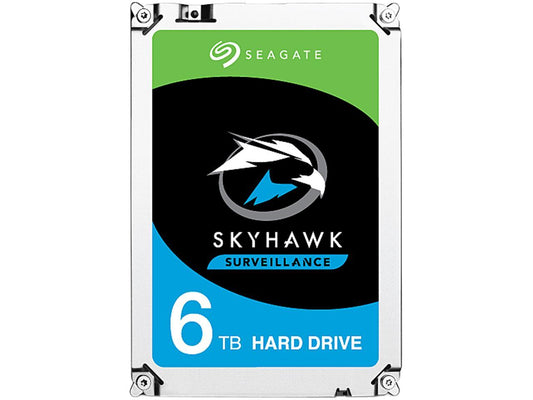 Seagate Skyhawk 6Tb Surveillance Hard Drive 256Mb Cache Sata 6.0Gb/S 3.5" Internal Hard Drive St6000Vx0023