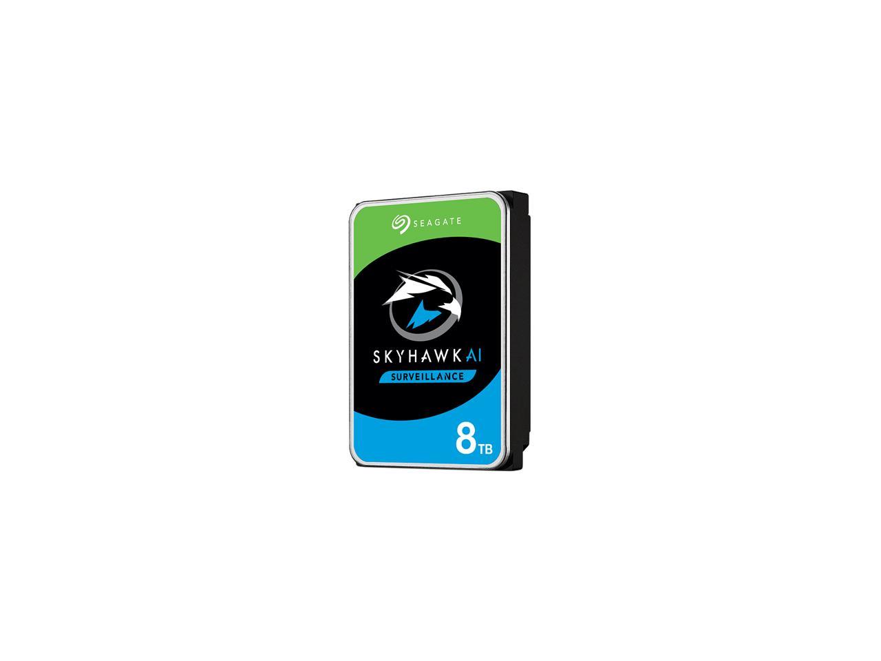 Seagate Skyhawk Ai St8000Ve001 8Tb 7200 Rpm 256Mb Cache Sata 6.0Gb/S 3.5" Internal Hard Drive