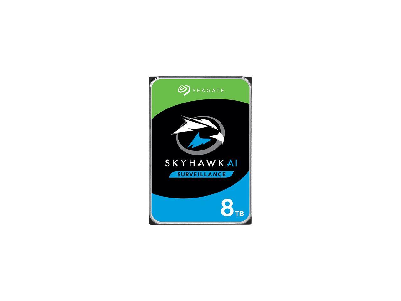 Seagate Skyhawk Ai St8000Ve001 8Tb 7200 Rpm 256Mb Cache Sata 6.0Gb/S 3.5" Internal Hard Drive