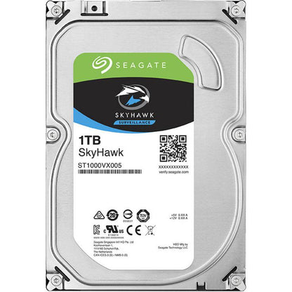 Seagate Skyhawk 1Tb Surveillance Hard Drive 64Mb Cache Sata 6.0Gb/S 3.5" Internal Hard Drive St1000Vx005