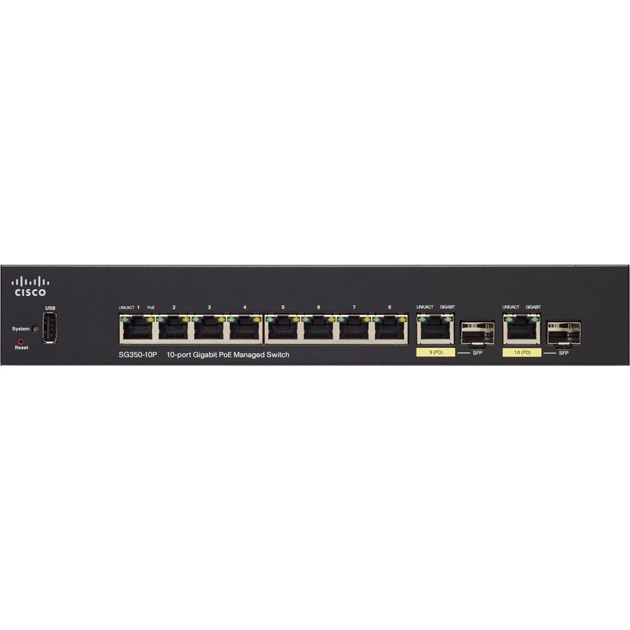 Sg350-10P 10Port Gigabit Poe,Mngd Switch