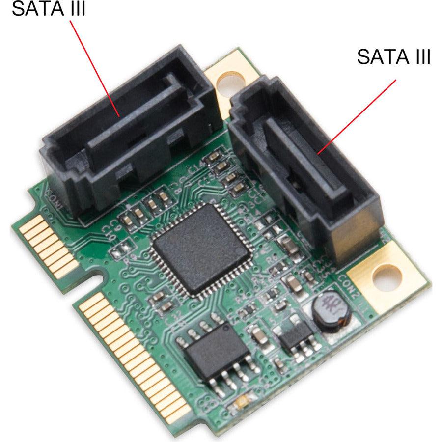 Si-Mpe40095 Raid Mini 0/1 2Port,Sata Iii Pcie Half Size Controller