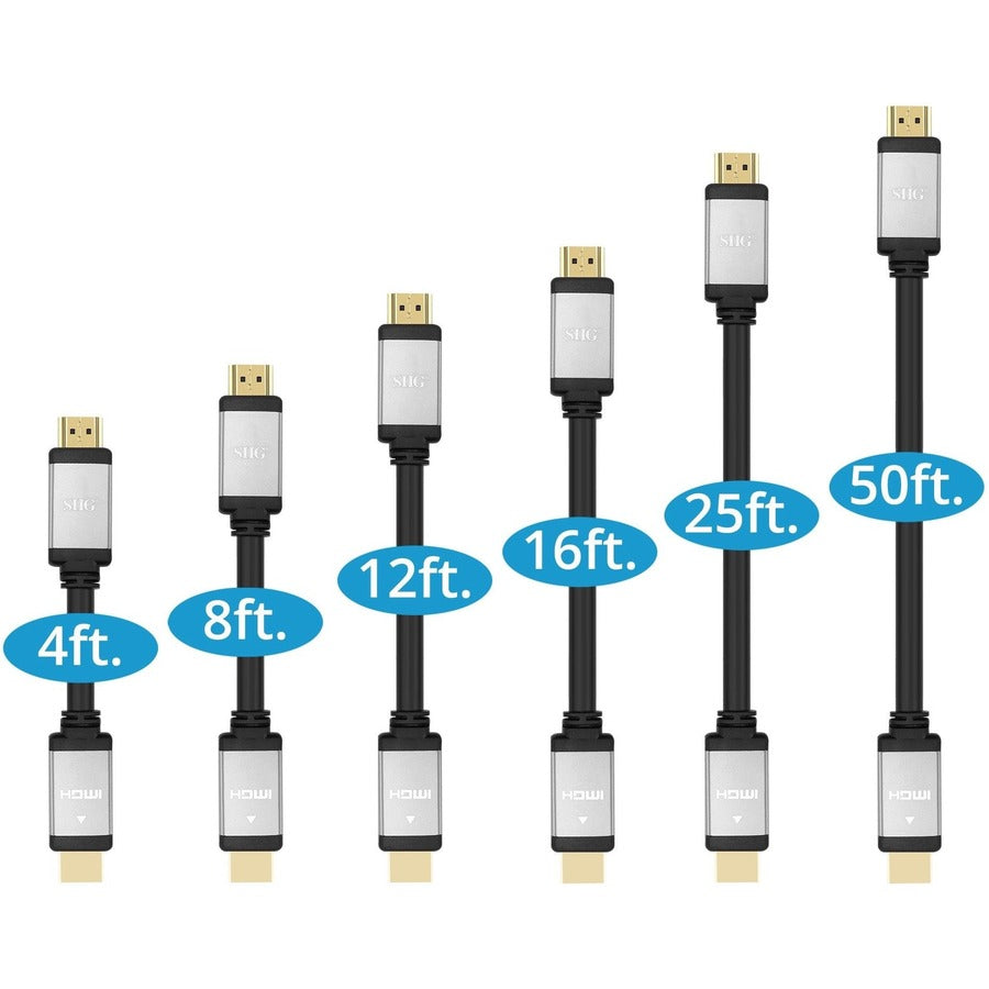 Siig 4K High Speed Hdmi Cable - 8Ft