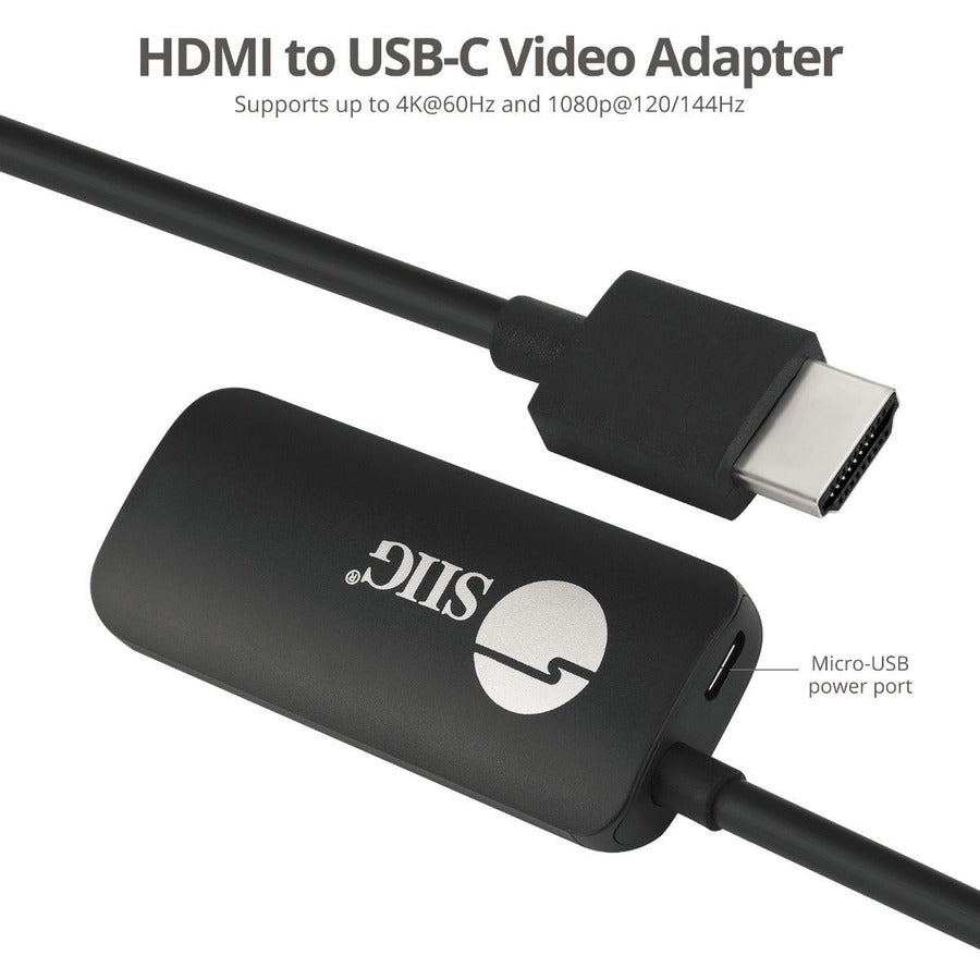 Siig Hdmi To Usb-C Port 4K 60Hz Converter Adapter