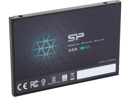 Silicon Power Ace A55 2.5" 256Gb Sata Iii 3D Tlc Internal Solid State Drive (Ssd) Su256Gbss3A55S25Nb
