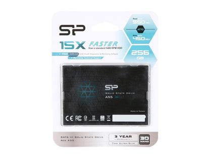 Silicon Power Ace A55 2.5 256GB SATA III 3D TLC Internal Solid