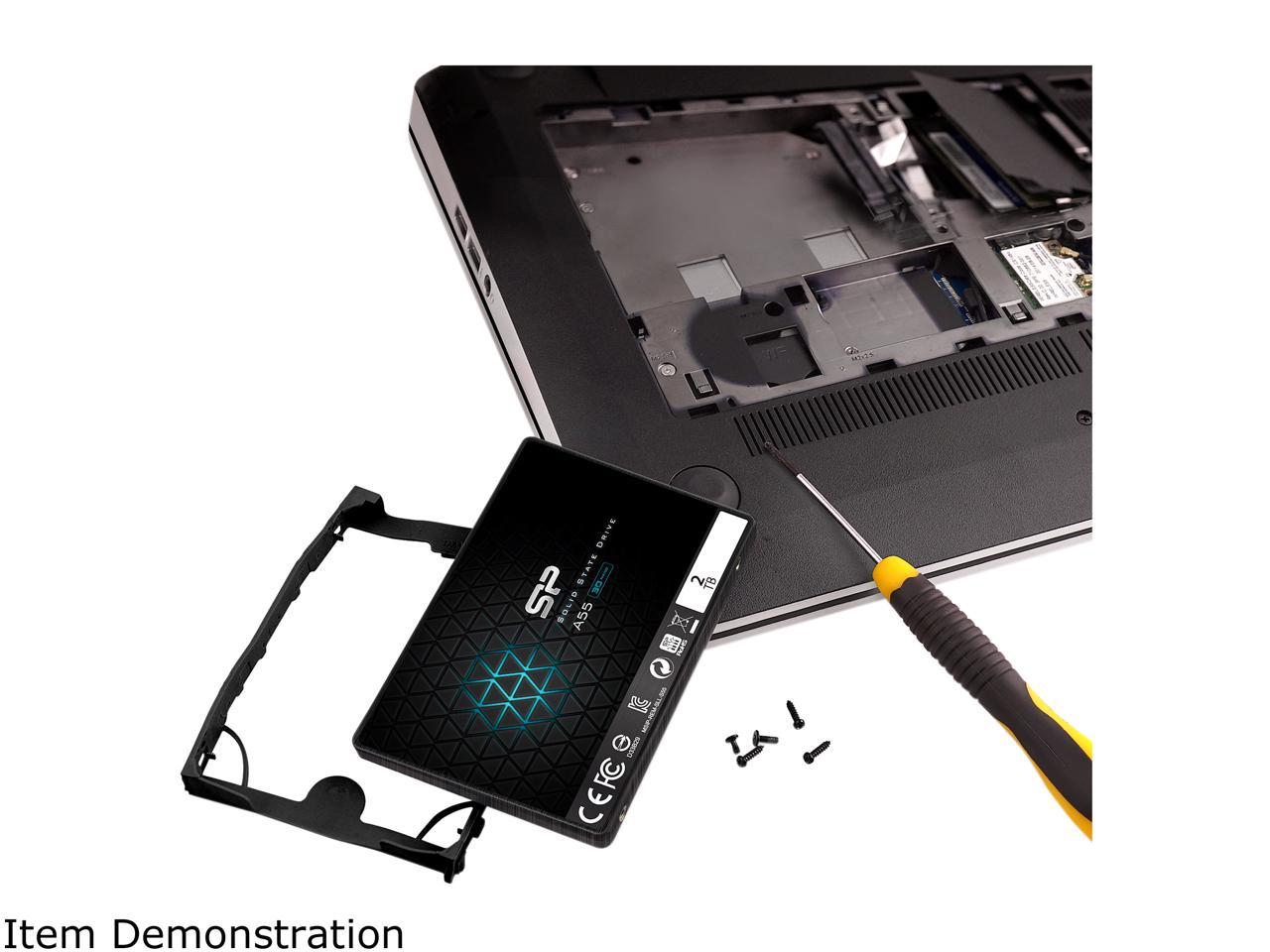 Silicon Power Ace A55 2.5" 2Tb Sata Iii 3D Tlc Internal Solid State Drive (Ssd) Sp002Tbss3A55S25