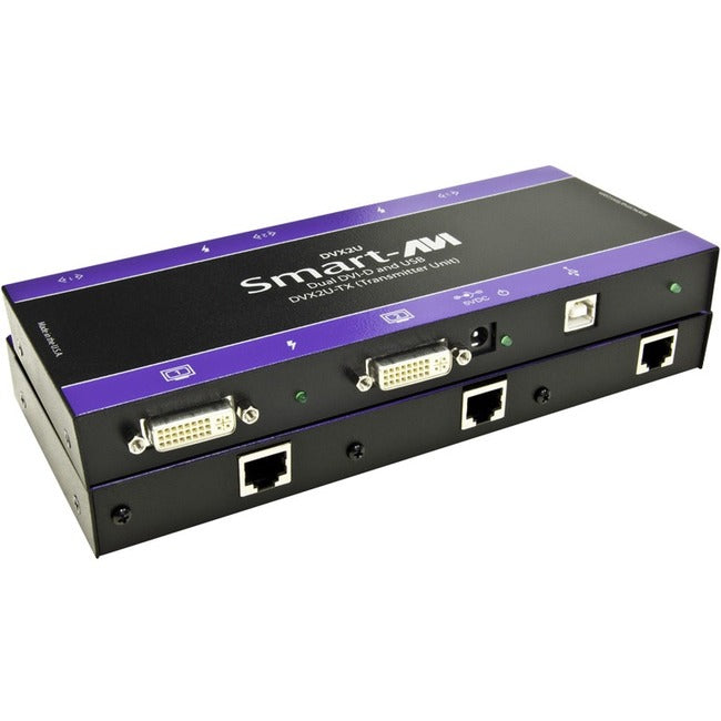 Smartavi 2 Dvi-D And Usb Over Cat6 Stp Extender