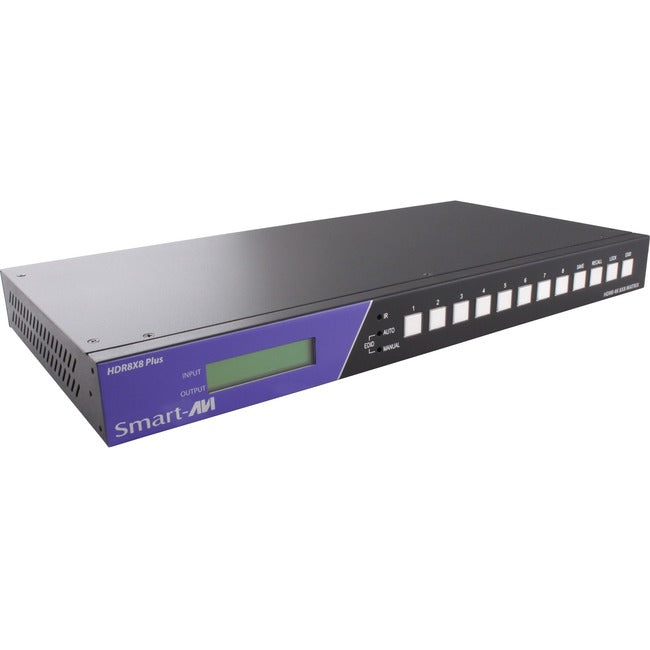 Smartavi 4K Resolution 8X8 Hdmi Router With Ir Remote HDR-8X8-PLUS-S