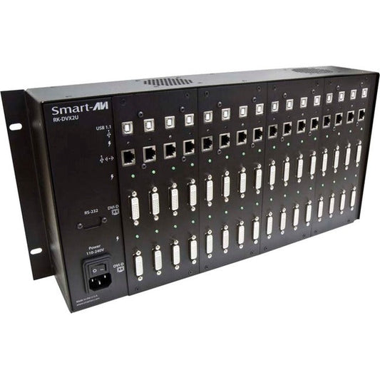 Smartavi Powered Rack/Chassis With Dvi/Usb Transmitter, 4 Card Package