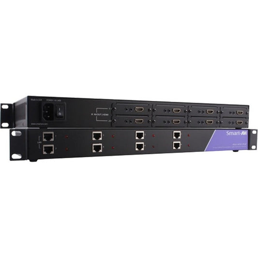 Smartavi Rack For 8 Hdmi & Ir Extenders Over A Single Cat5E/6 Cable