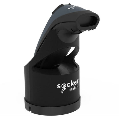 Socket Mobile Durascan&Reg; D700, Linear Barcode Scanner, Gray & Charging Dock