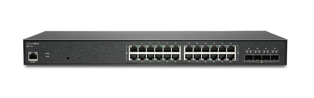 Sonicwall Sws14-24 Managed L2 Gigabit Ethernet (10/100/1000) 1U Black