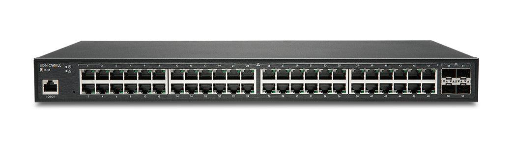 Sonicwall Sws14-48 Managed L2 Gigabit Ethernet (10/100/1000) 1U Black