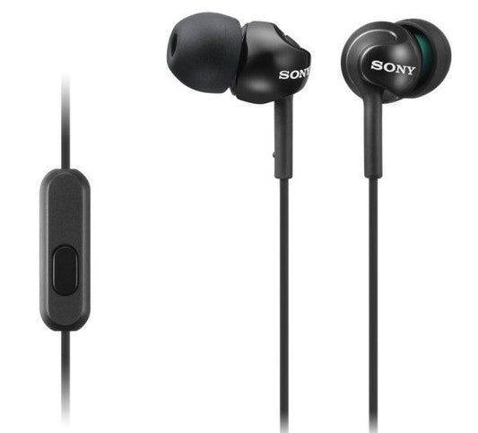 Sony Mdr-Ex110Ap/B Headphones/Headset Wired In-Ear Calls/Music Black