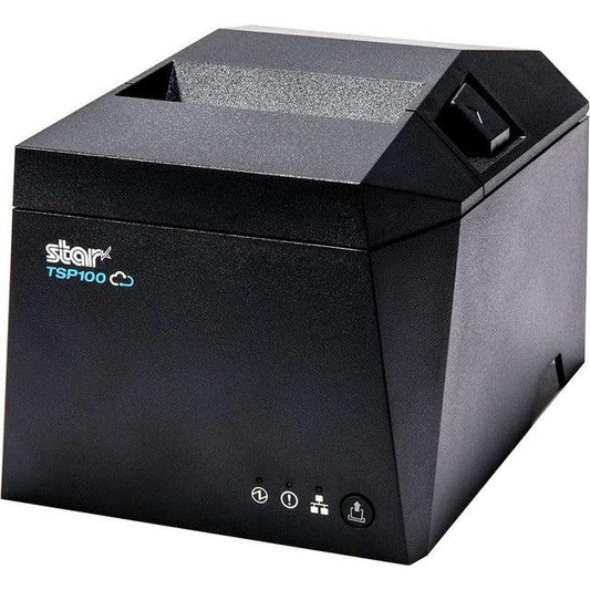 Star Micronics Tsp143Ivuw Direct Thermal Printer - Monochrome - Receipt Print - Ethernet - Usb - With Cutter - Gray
