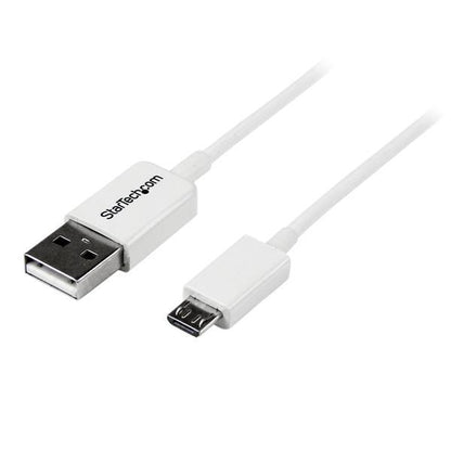 Startech.Com 0.5M White Micro Usb Cable - A To Micro B