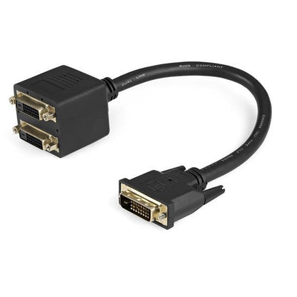 Startech.Com 1 Ft Dvi-D To 2X Dvi-D Digital Video Splitter Cable - M/F