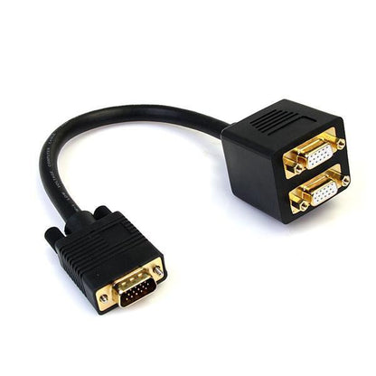 Startech.Com 1 Ft Vga To 2X Vga Video Splitter Cable  M/F