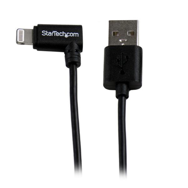 Startech.Com 1 M (3 Ft.) Usb To Lightning Cable - Right Angle Iphone / Ipad / Ipod Charger Cable -