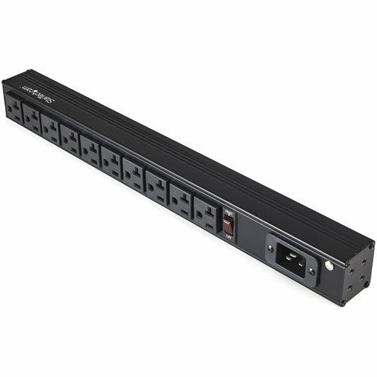 Startech.Com 10 Outlet Rack Mount Power Strip 125V/16 Amp - 1U Horizontal 19" Rackmount Pdu - Nema