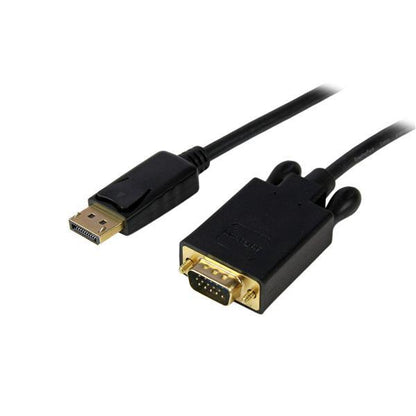 Startech.Com 10 Ft Displayport To Vga Adapter Converter Cable  Dp To Vga 1920X1200 - Black