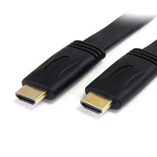 Startech.Com 10 Ft Flat High Speed Hdmi Cable With Ethernet - Ultra Hd 4K X 2K Hdmi Cable - Hdmi To Hdmi M/M