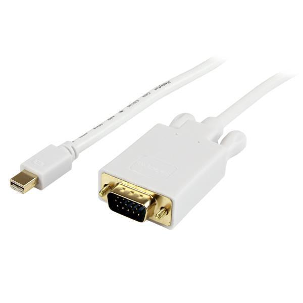 Startech.Com 10 Ft Mini Displayport To Vga Adapter Converter Cable  Mdp To Vga 1920X1200 - White