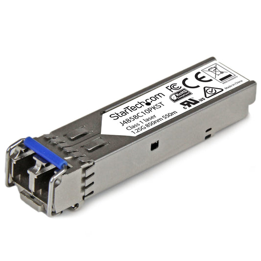 Startech.Com 10 Pack Hpe J4858C Compatible Sfp Module - 1000Base-Sx - 1Gbe Multi Mode Fiber Optic