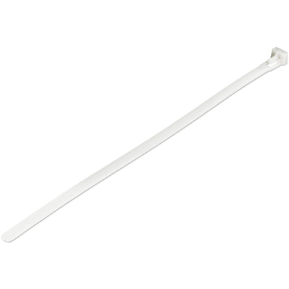 Startech.Com 100 Pack 10" Reusable Cable Ties - White Releasable Nylon/Plastic Zip Tie -