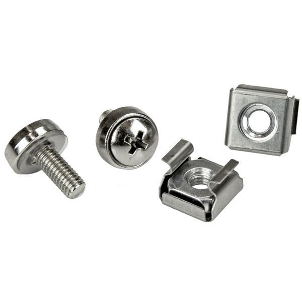 Startech.Com 100 Pkg M5 Mounting Screws And Cage Nuts For Server Rack Cabinet