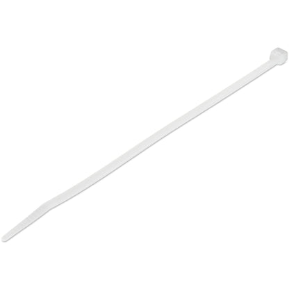 Startech.Com 1000 Pack 8" Cable Ties - White Large Nylon/Plastic Zip Tie - Adjustable