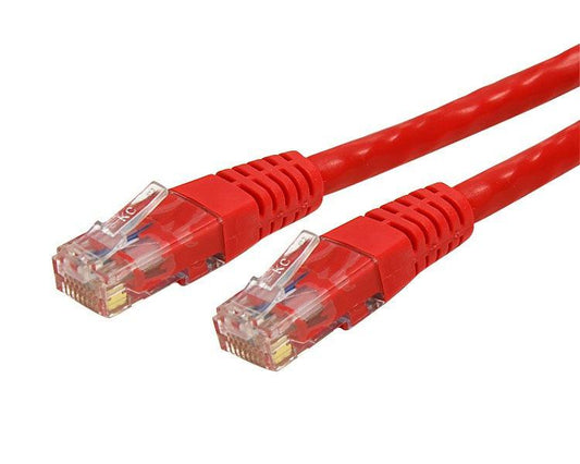 Startech.Com 100Ft Cat6 Ethernet Cable - Red Cat 6 Gigabit Ethernet Wire -650Mhz 100W Poe Rj45 Utp