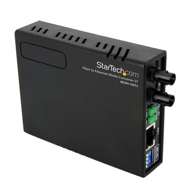 Startech.Com 10/100 Multi Mode Fiber Copper Fast Ethernet Media Converter St 2 Km