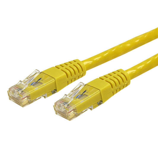 Startech.Com 10Ft Cat6 Ethernet Cable - Yellow Cat 6 Gigabit Ethernet Wire -650Mhz 100W Poe Rj45 Utp