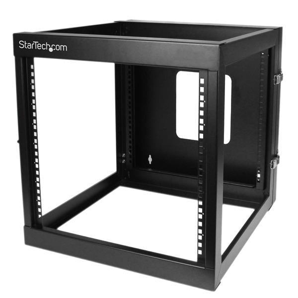 Startech.Com 12U 22In Depth Hinged Open Frame Wall Mount Server Rack