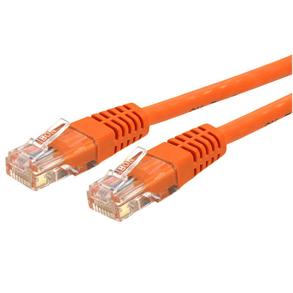 Startech.Com 15Ft Cat6 Ethernet Cable - Orange Cat 6 Gigabit Ethernet Wire -650Mhz 100W Poe Rj45 Utp