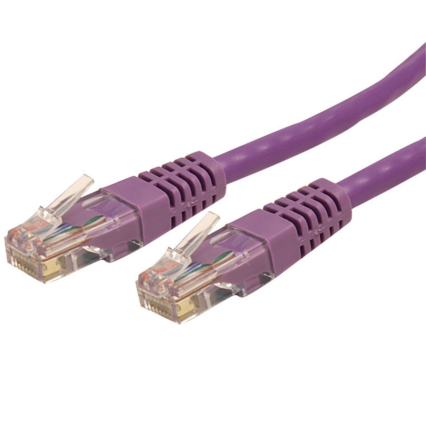 Startech.Com 15Ft Cat6 Ethernet Cable - Purple Cat 6 Gigabit Ethernet Wire -650Mhz 100W Poe Rj45 Utp