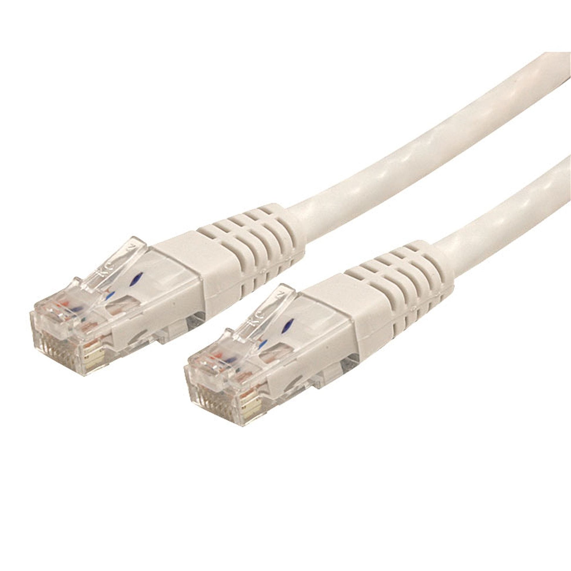 Startech.Com 15Ft Cat6 Ethernet Cable - White Cat 6 Gigabit Ethernet Wire -650Mhz 100W Poe Rj45