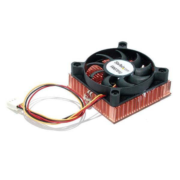 Startech.Com 1U 60X10Mm Socket 7/370 Cpu Cooler Fan W/ Copper Heatsink & Tx3