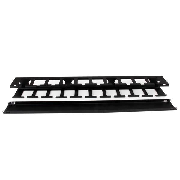 Finger Rack Closed Startech.Com 1U Horizontal Finger Duct Rack Cable Management CMDUCT1UX