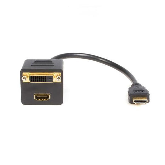 Startech.Com 1Ft Hdmi Splitter Cable, Hdmi Male To Dvi-D Female Adapter, Full Hd 1920X1200P 60Hz,