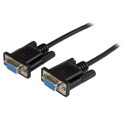 Startech.Com 1M Black Db9 Rs232 Serial Null Modem Cable F/F